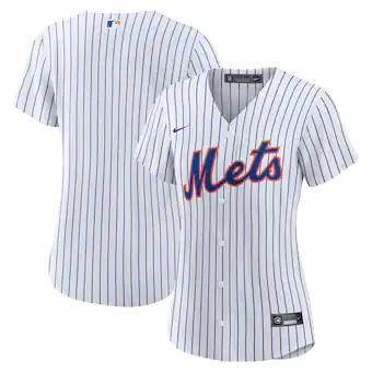 womens nike white new york mets home replica team jersey